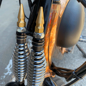 Brutal Brass Bullet Fork Nuts