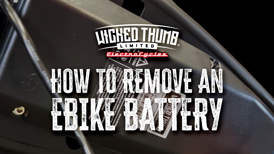 How to Remove the Battery from a Wicked Thumb E-bike