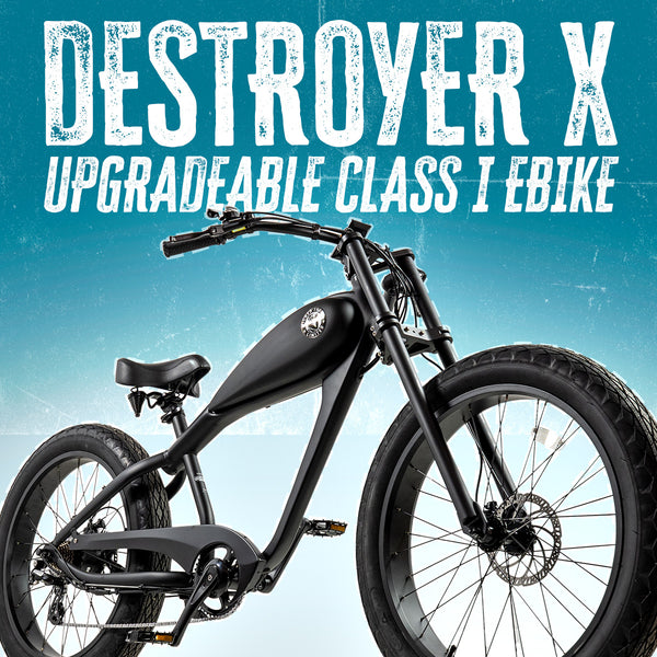 Announcing the Wicked Thumb Destroyer X Upgradeable Class 1 Ebike