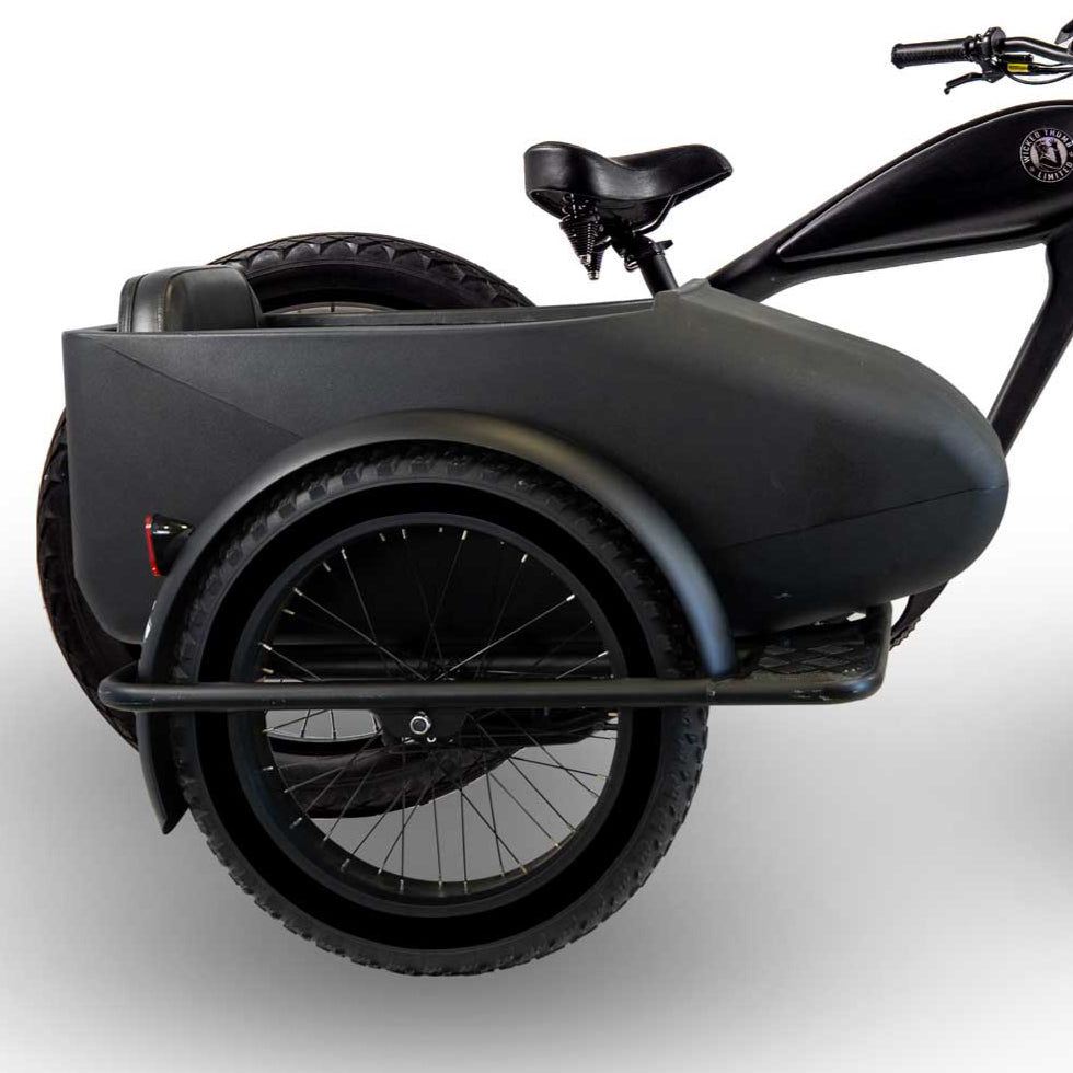 Electric bike sidecar with retrofit kit