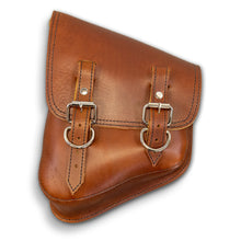 Load image into Gallery viewer, Brown Leather Saddlebag