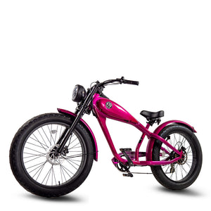 Pink Electric Bike