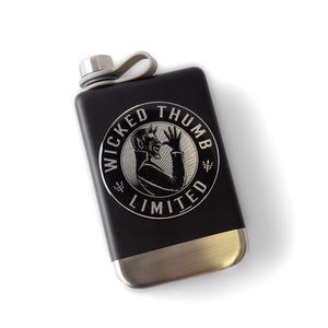 Wicked Thumb 6 Shooter Flask *NEW*