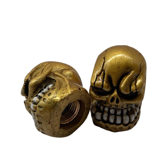 Monster Skull Valve Caps
