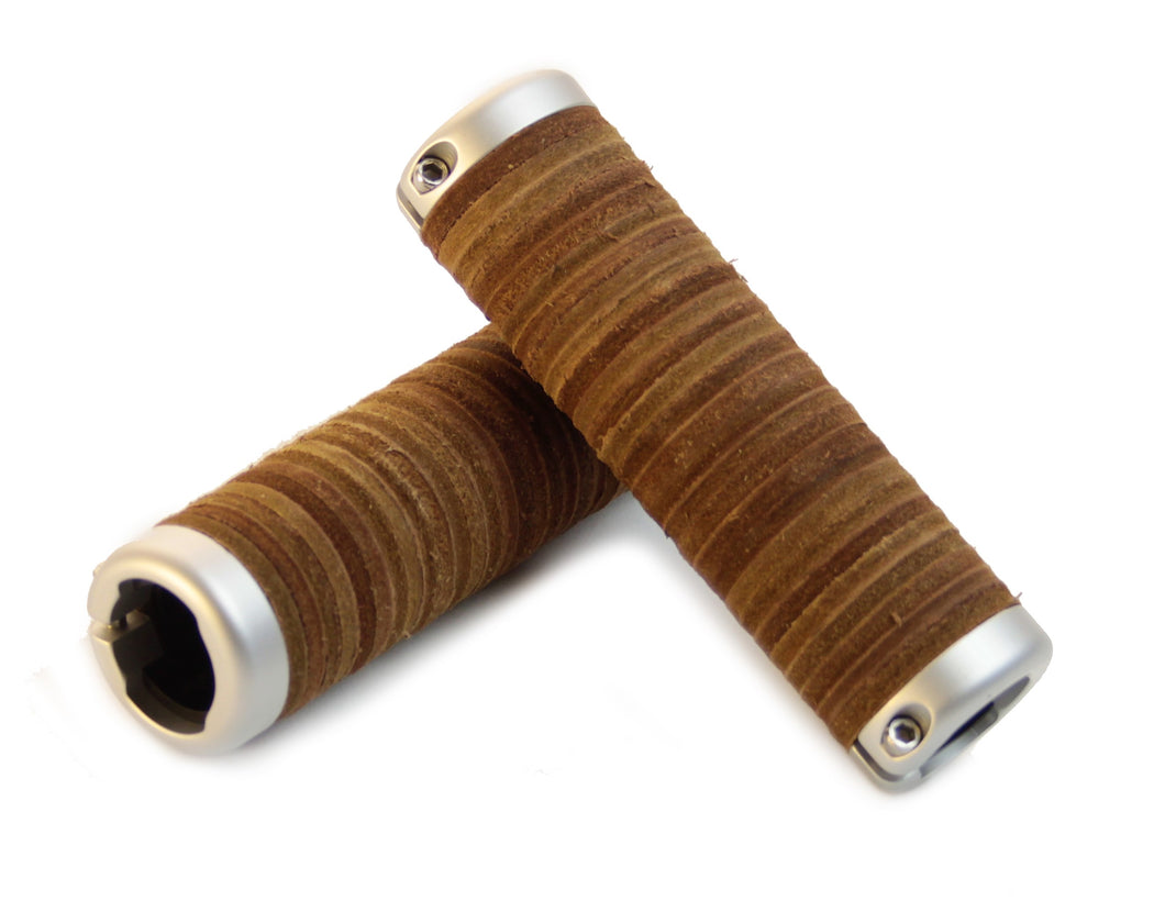 Alloy/Leather Grips
